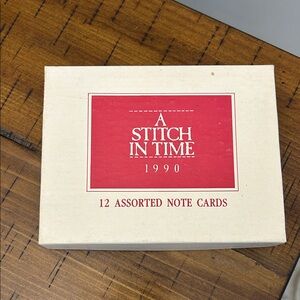 Full set of note cards from 1990.